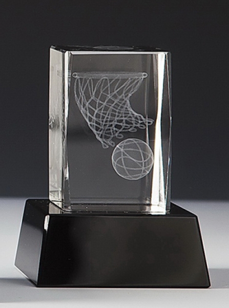 Kristallglas 3d-Basketball Stieber 67574
